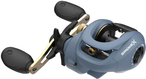 Photos - Other for Fishing Quantum Smoke Baitcast Reel, 8.1-1, 8+1, Right Hand, Blue, SMX100XPT.BX2 