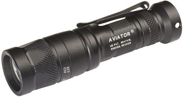 Photos - Torch SureFire Aviator 3 Volt, Dual Output Light, 1/39 Lumens, Black, NSN 6230-0 