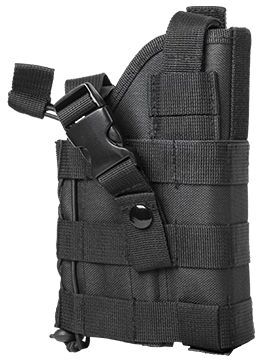 Photos - Pouches & Bandoliers VISM Modular Molle Pistol Holster/Black, BLACK CVHOL2953B