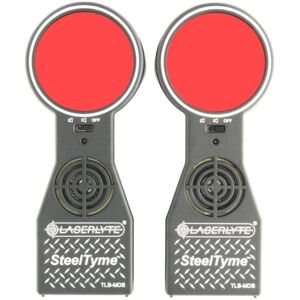LaserLyte Steel Tyme Trainer Target, AAA Batery, High-Impact ABS Polymer, Stainless, TLB-MOS