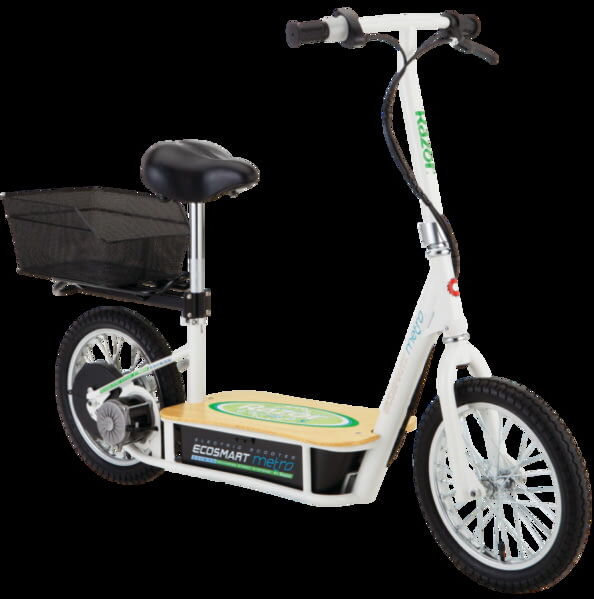 Razor EcoSmart Metro Electric Scooter, White, 13114597