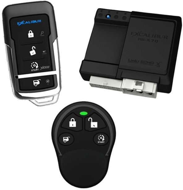 Rescue Tape 433MHz Keyless Entry and Remote Start, Black, RS-370