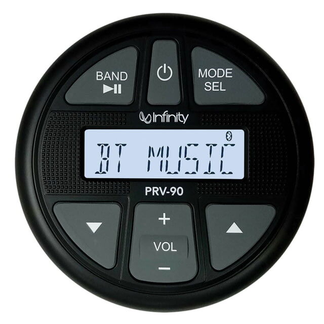 Infinity Am/Fm Round Bluetooth Receiver, INF-PRV90