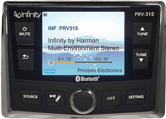 Infinity Am/Fm/Wb Digital Bluetooth Receiver, INF-PRV315.2