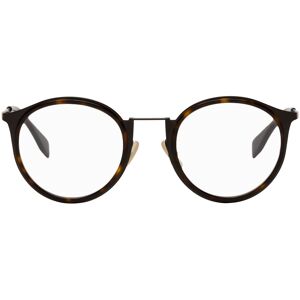 Fendi Tortoiseshell Modified Oval Glasses  - 0086 DKHAVANA - Size: UNI - Gender: male