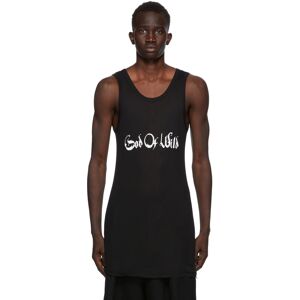 Ann Demeulemeester SSENSE Exclusive Black God of Wild Chic Tank Top  - 099 Black - Size: Small - Gender: male