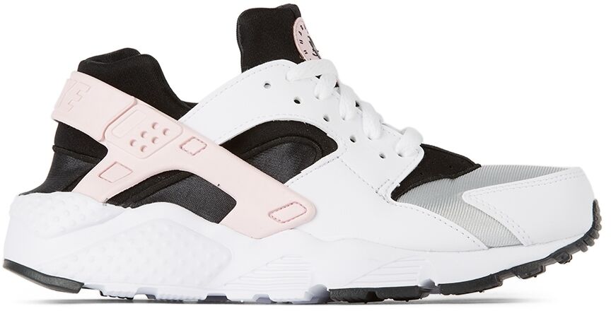 Nike Kids Huarache Run Big Kids Sneakers  - White/Pink Foam - Size: 4.5 - Gender: unisex