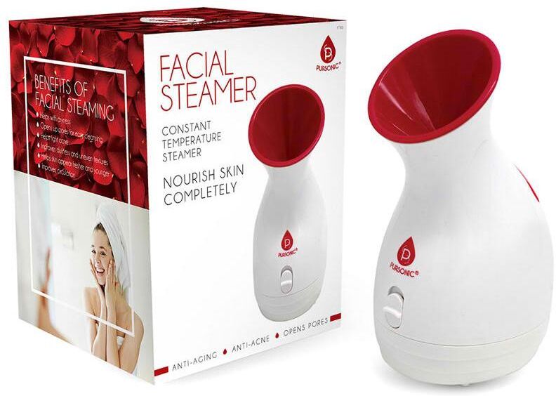 DailySale Pursonic Facial Steamer Hot Mist Moisturizing Spa