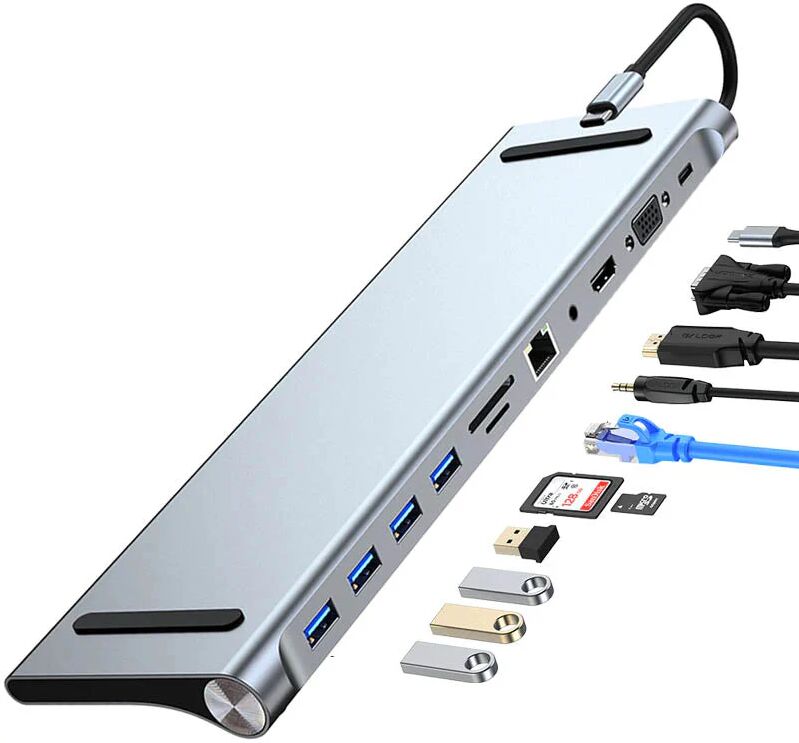 DailySale 11-in-1 Dock USB C Hub