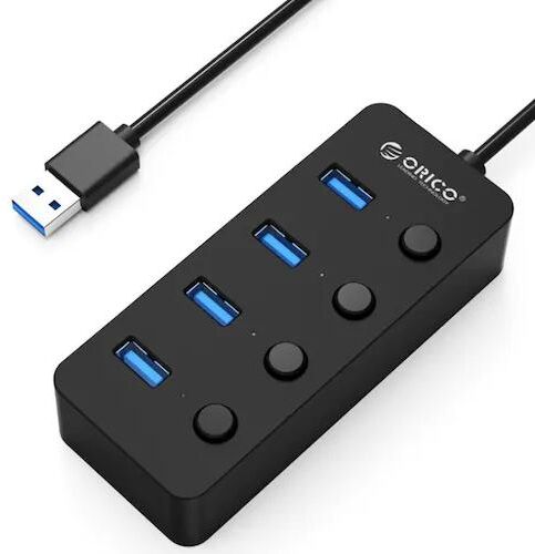 DailySale ORICO Splitter 4-Port USB 3.0 Faceup Design Hub