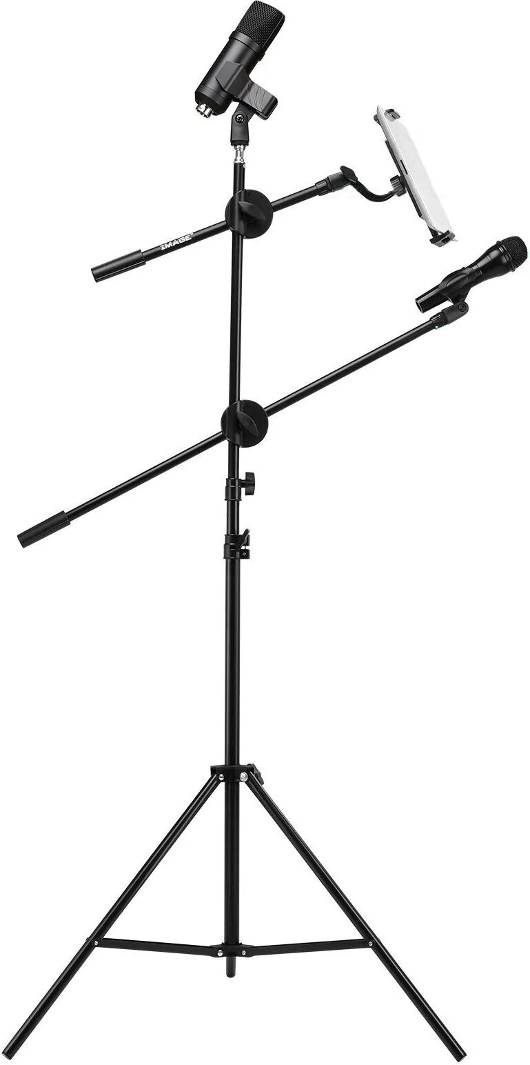 DailySale IMAGE Microphone Stand with Mic Clip Holder