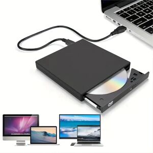 DailySale USB 2.0 Slim Protable External CD-RW Drive DVD-RW Burner Writer Player