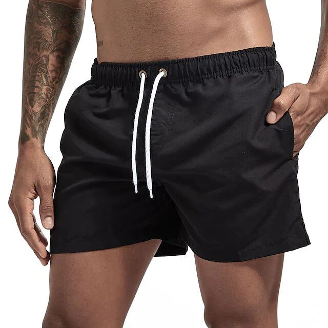 DailySale Men's Swim Shorts with Mesh Liners