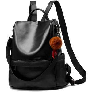DailySale Women Backpack Purse PU Leather Anti-theft Casual Shoulder Bag