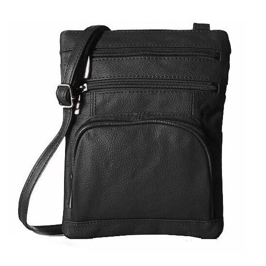 DailySale XL Super Soft Leather Crossbody Bag