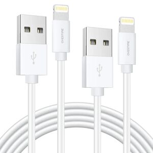 DailySale 4 Ft.6 Ft. Overtime Apple MFi Certified iPhone Charger Lightning Cable Pack
