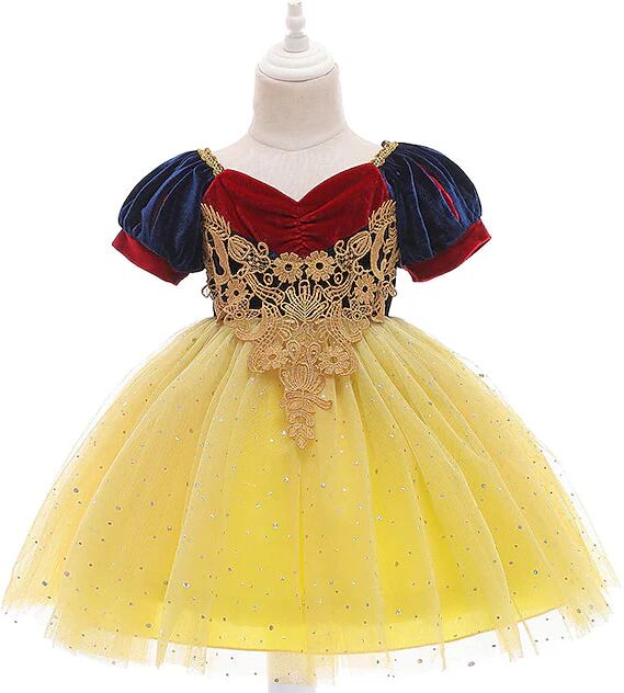 DailySale Snow White Fairytale Princess Cosplay Costume Dress