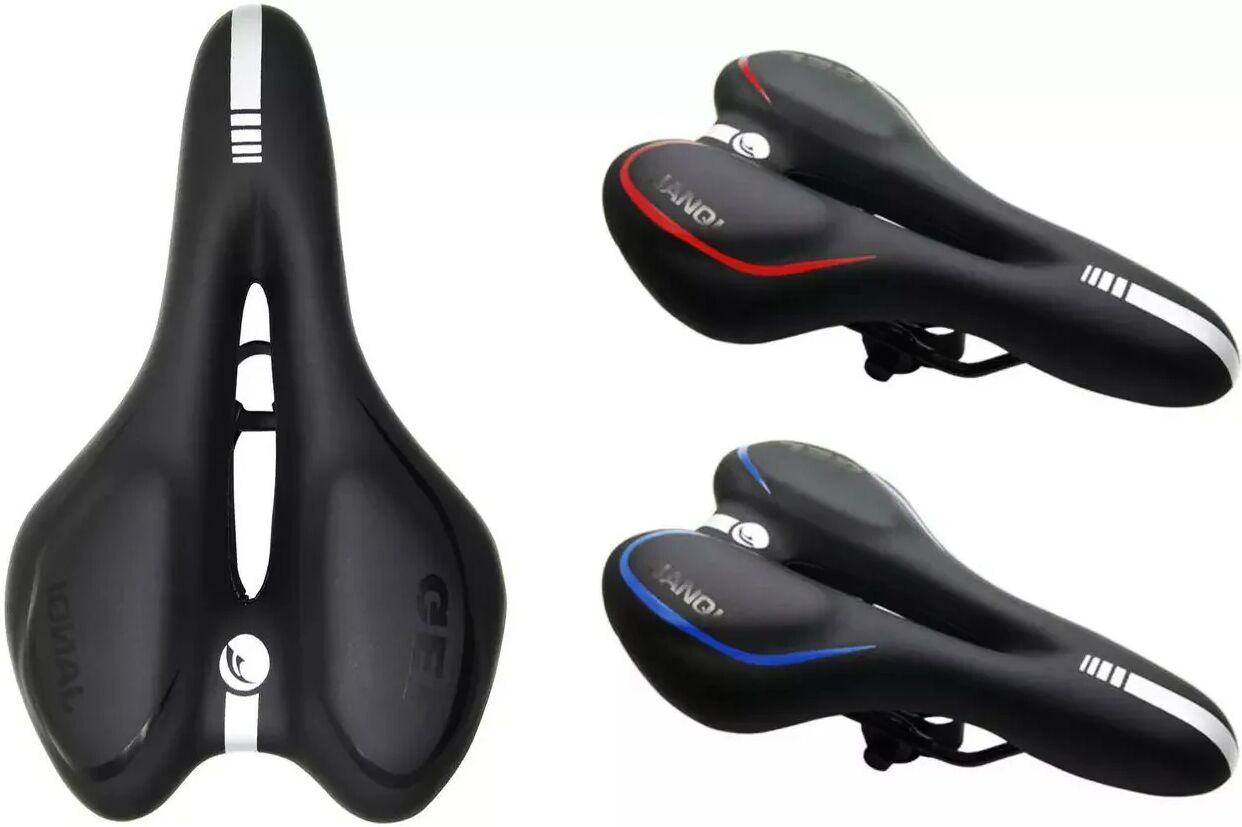 DailySale Comfortable Bike Seat - Bicycle Saddle Padded Waterproof