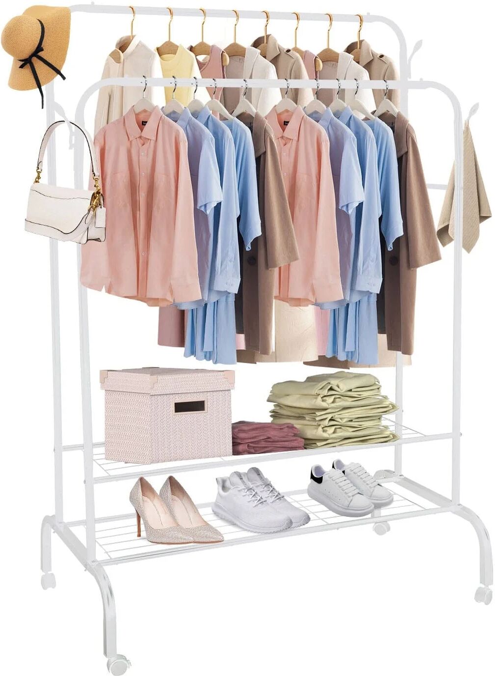 DailySale Garment Clothing Hanging Rack