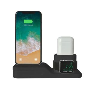 DailySale 3-in-1 Charging Dock for Apple iPhone, Watch & AirPod