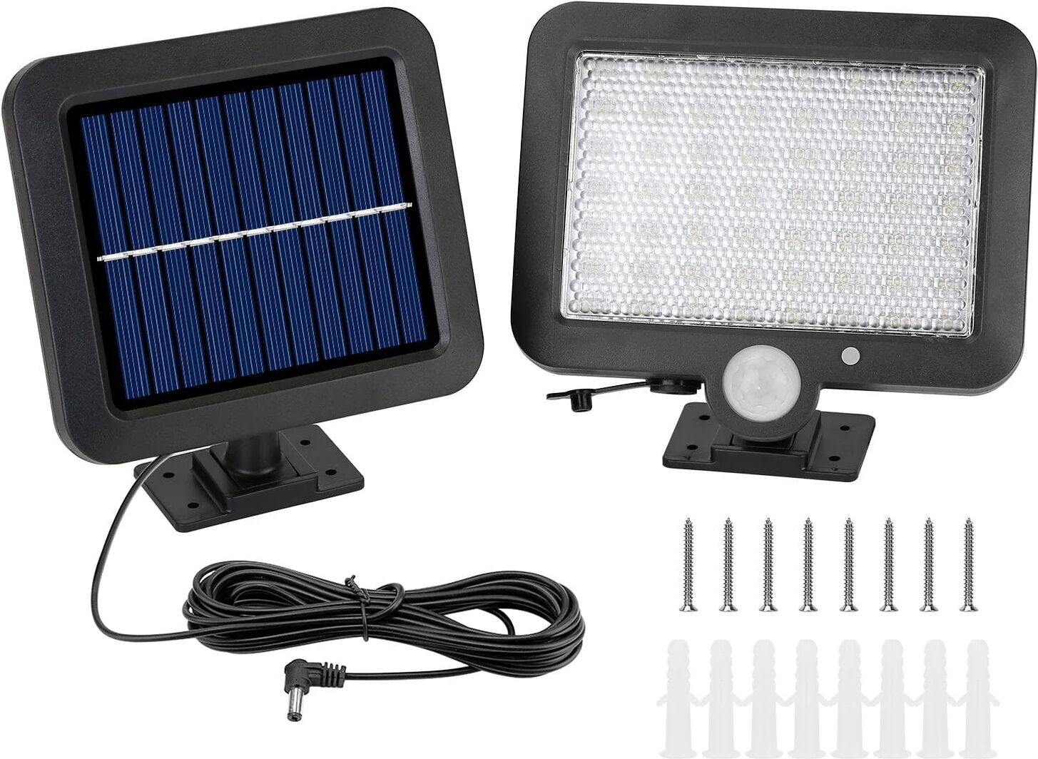 DailySale 56 LEDs Outdoor Solar Security Flood Light