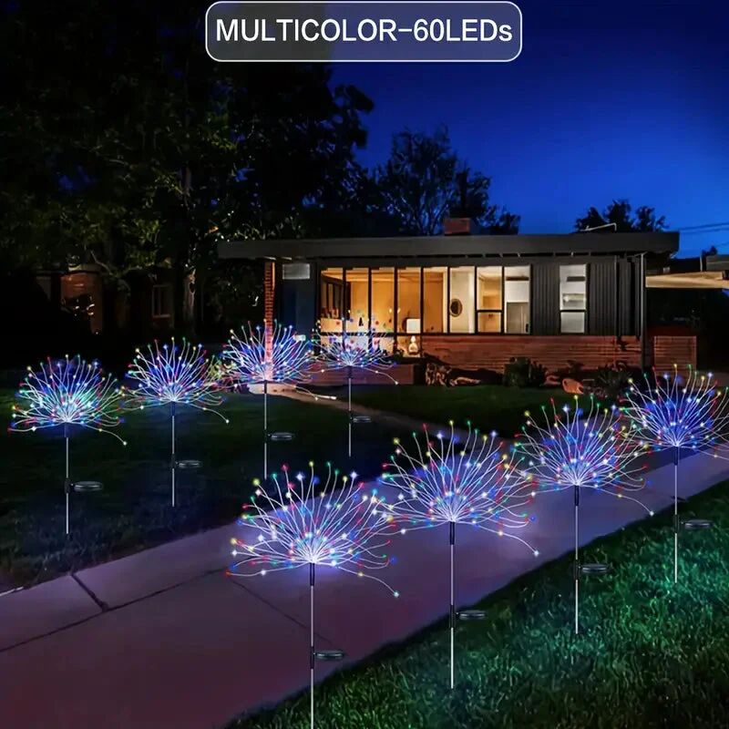 DailySale Outdoor Solar Garden Lights with 8 Lighting Modes