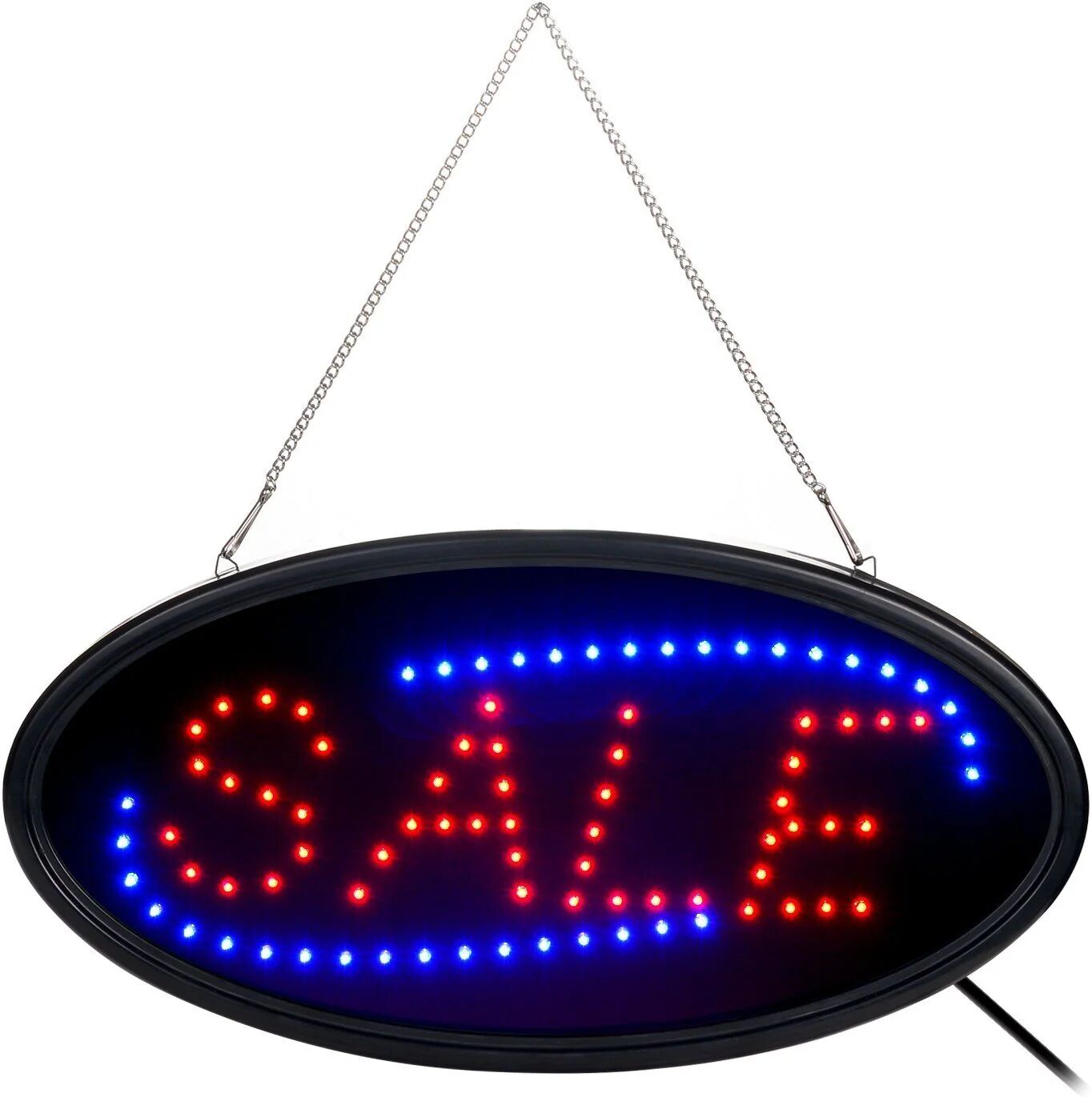 DailySale Ultra Bright Open Sign Neon LED Light Animated Motion Flash Business Ad Board