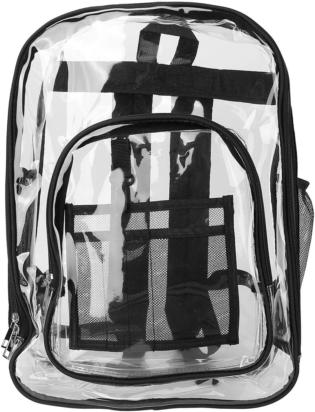 DailySale Book Bag Waterproof PVC Clear Backpack 5.3Gal with Reinforced Strap