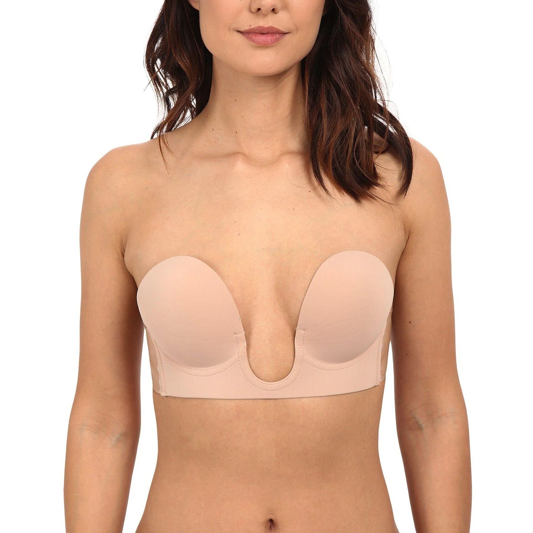 DailySale ToBeInStyle Women's Deep Plunge Convertible V Bra