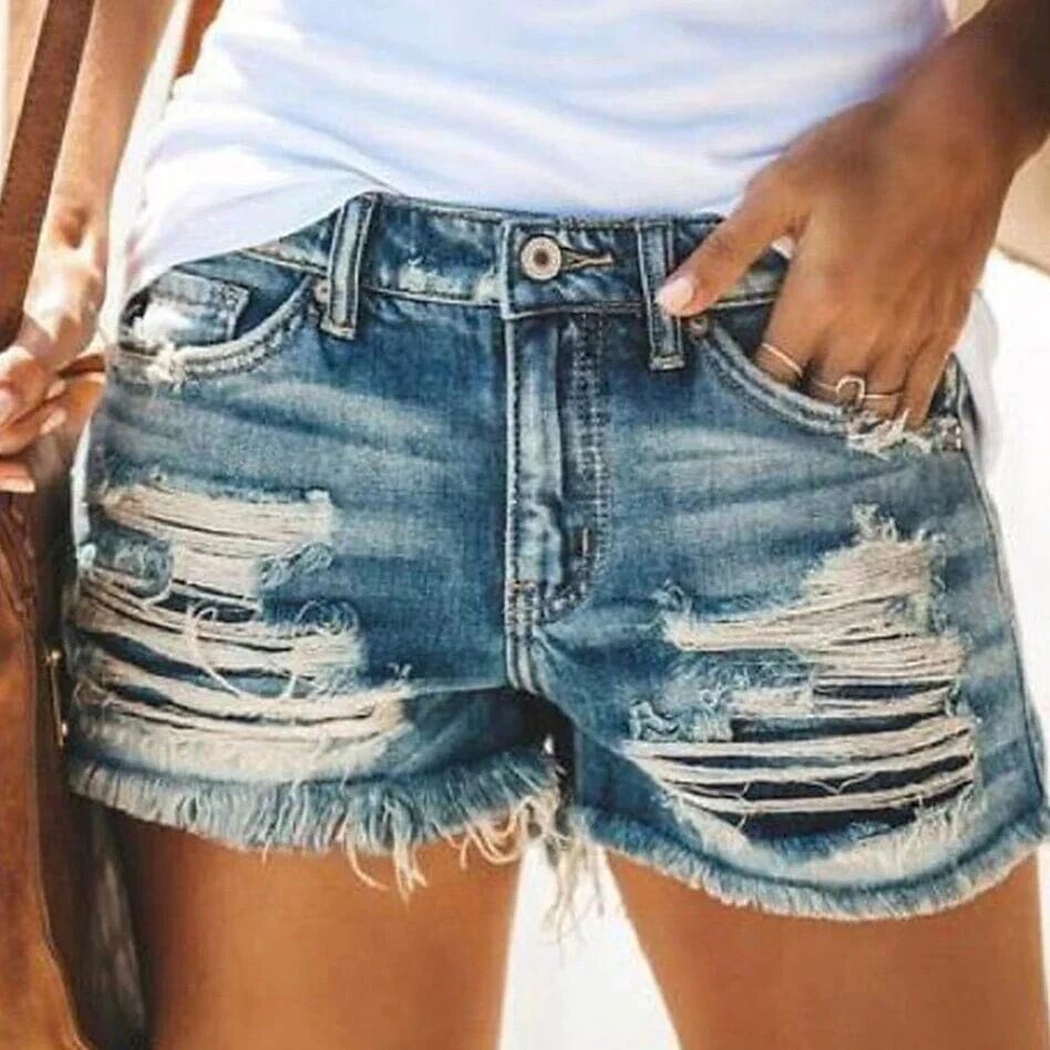 DailySale Women's Jeans Shorts Denim