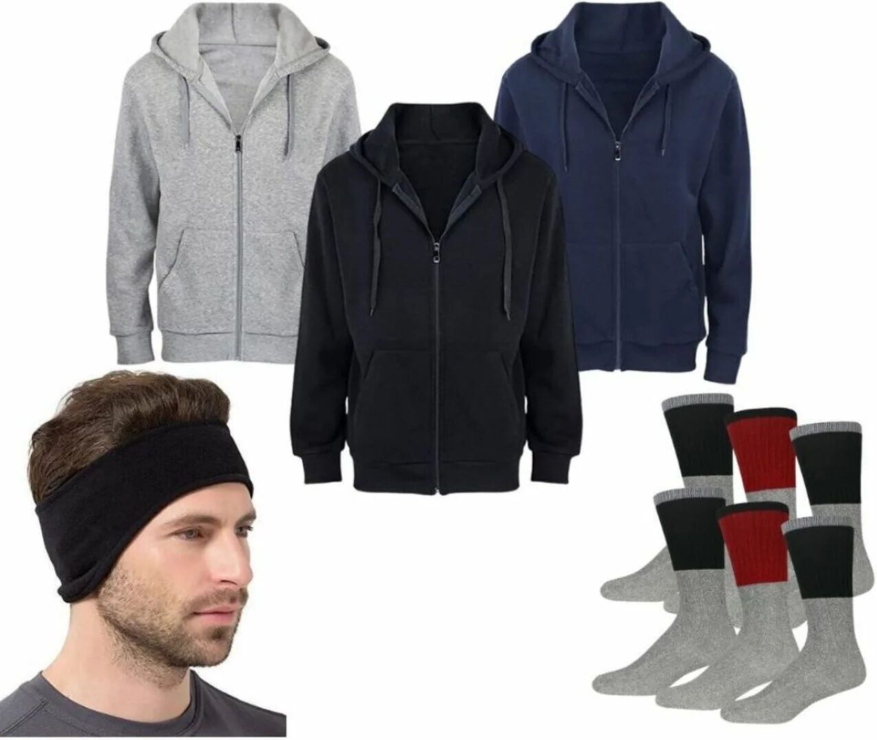 DailySale 5-Piece Set: Fleece-Lined Premium Bundle Set