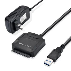 DailySale USB 3.0 to SATA Converter Adapter for 2.5"3.5"SATA HDDSSD Hard Drive Disks