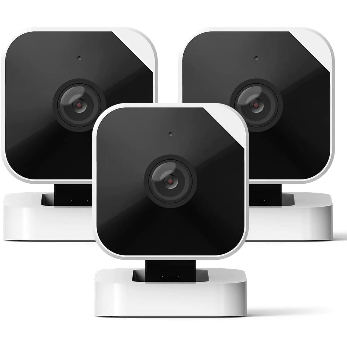 DailySale 3-Pack: Abode Cam 2   IndoorOutdoor WiFi Connected Security Camera with Full Color Low-Light Video, Motion Detection, and Two-Way Voice (Refurbished)