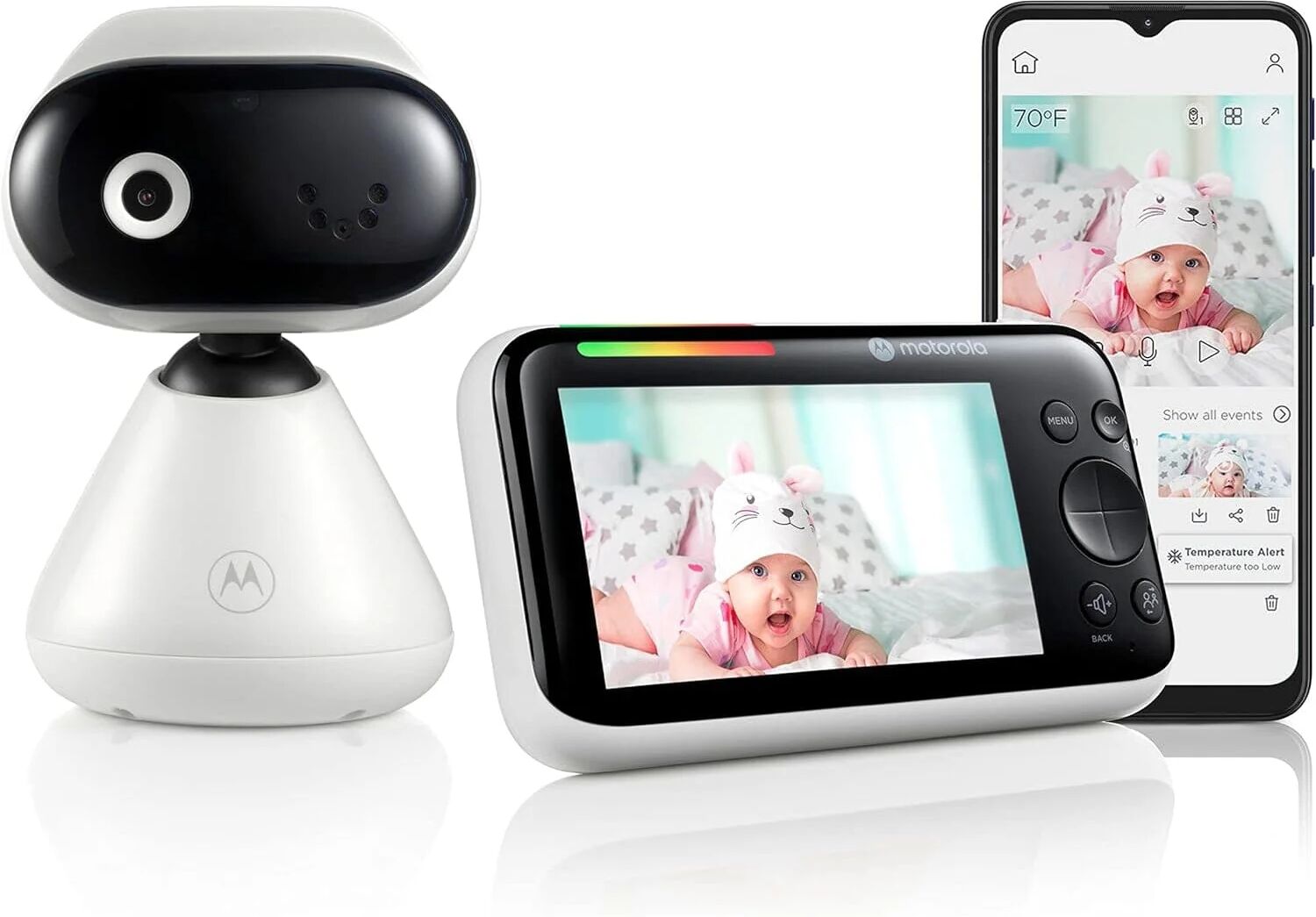 DailySale Motorola Baby Monitor PIP1500 Connect - 5" WiFi Video Baby Monitor with Camera (Refurbished)