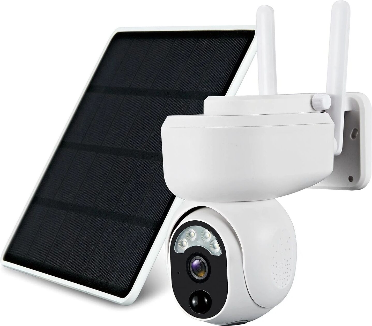 DailySale 2.4G Wifi Solar Wireless 1080P Surveillance Camera with Flood Light Night Vision