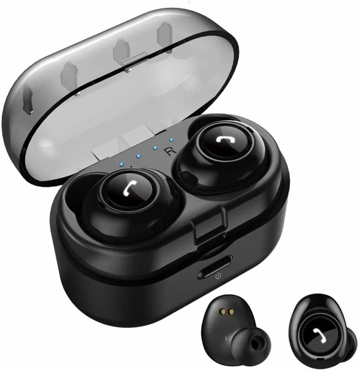 DailySale Bluetooth 5.0 Mini Earbuds Headset Wireless Earphones