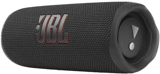 DailySale JBL FLIP 6 Waterproof Portable Speaker Bundle with gSport Carbon Fiber Case (Black) (Refurbished)