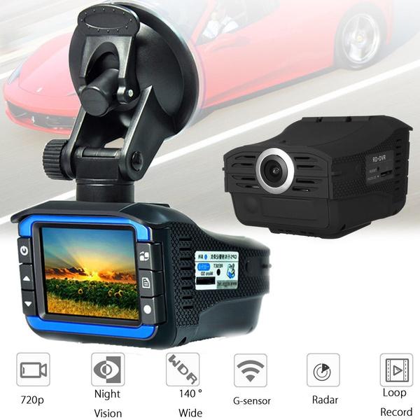 DailySale 2-in-1 HD Car Hidden DVR Camera Recorder Radar Laser Speed Detector Dash Cam