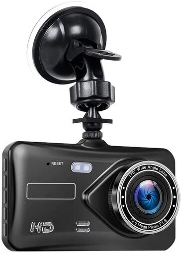 DailySale A6T 4-Inch 170 Wide Angle Full HD 1080P Car DVR Dual Lens Dash Cam Rear View Camera Video Recorder with Touch Screen