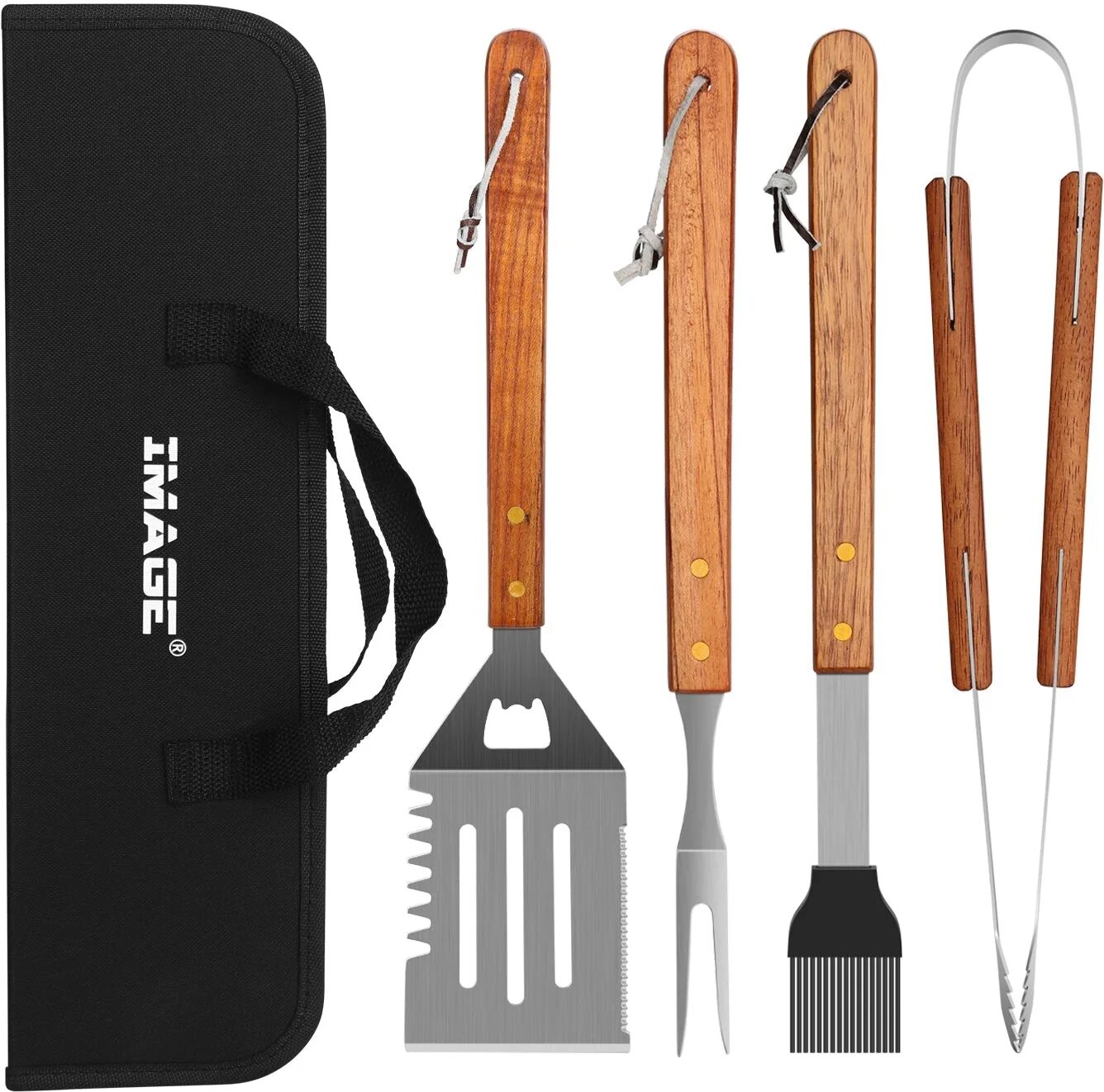 DailySale 4-Pack: Stainless Steel BBQ Grill Tool Set