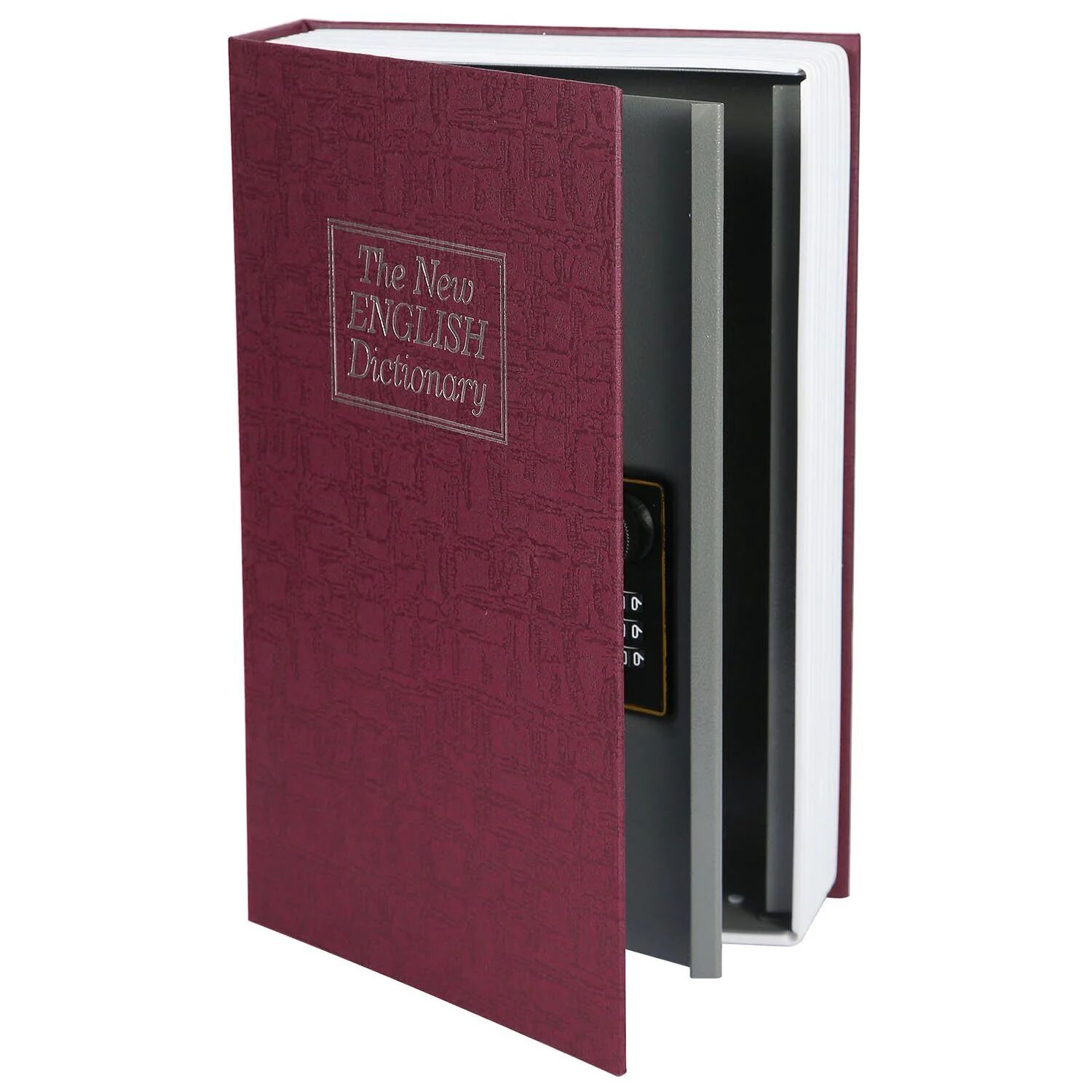 DailySale Book Safe with 3-Digit Combination Lock Storage Box