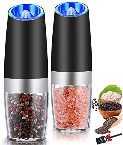 DailySale 2-Pack: Gravity Electric Salt Pepper Grinder