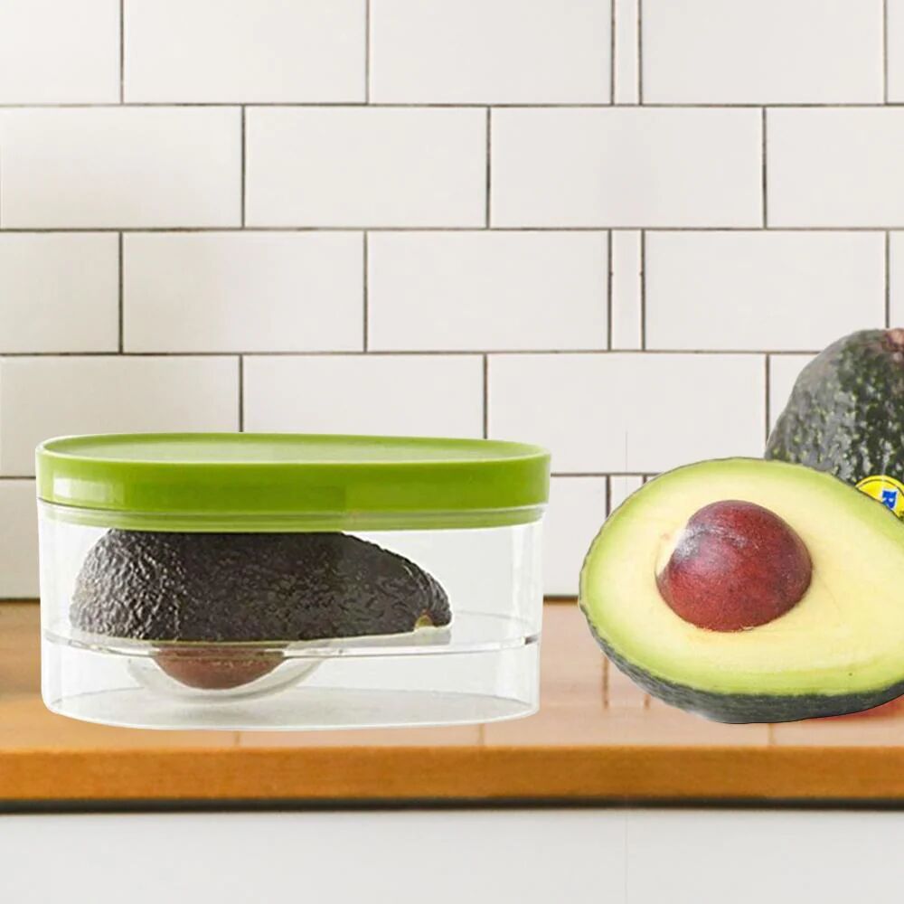 DailySale Snap-On Avocado Food Saver Storage Container