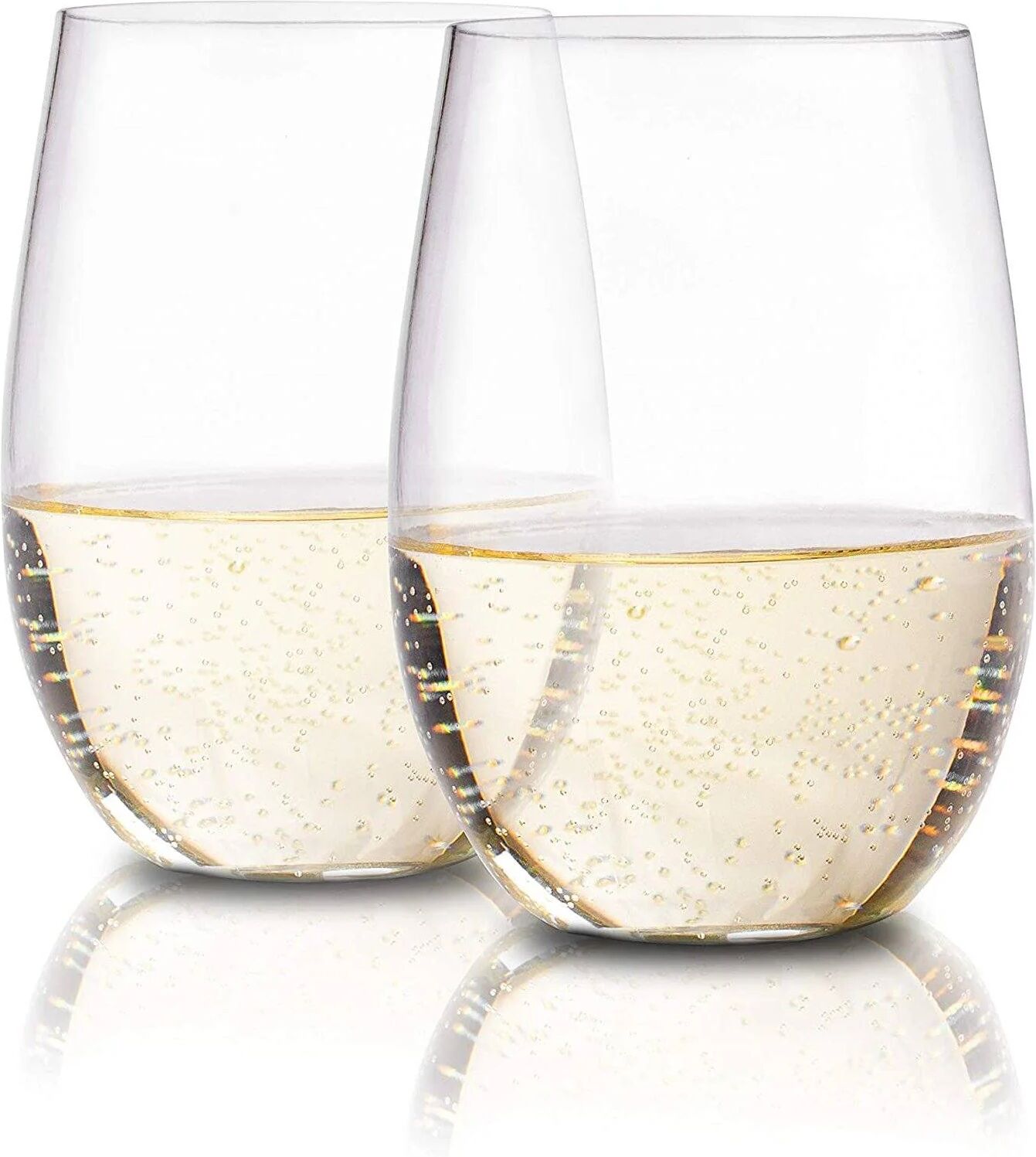 DailySale Plastic Stemless Wine Glasses by En Soiree