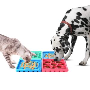 DailySale 4-Piece: Pet Slow Feeder and Licking Tray Set