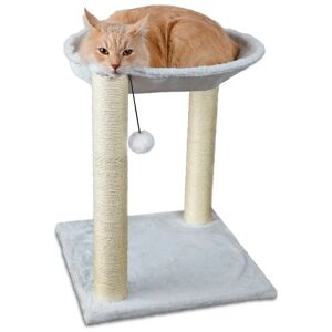 DailySale Paws & Pals 3-in-1 Cat Scratching Post with Hammock and Toy