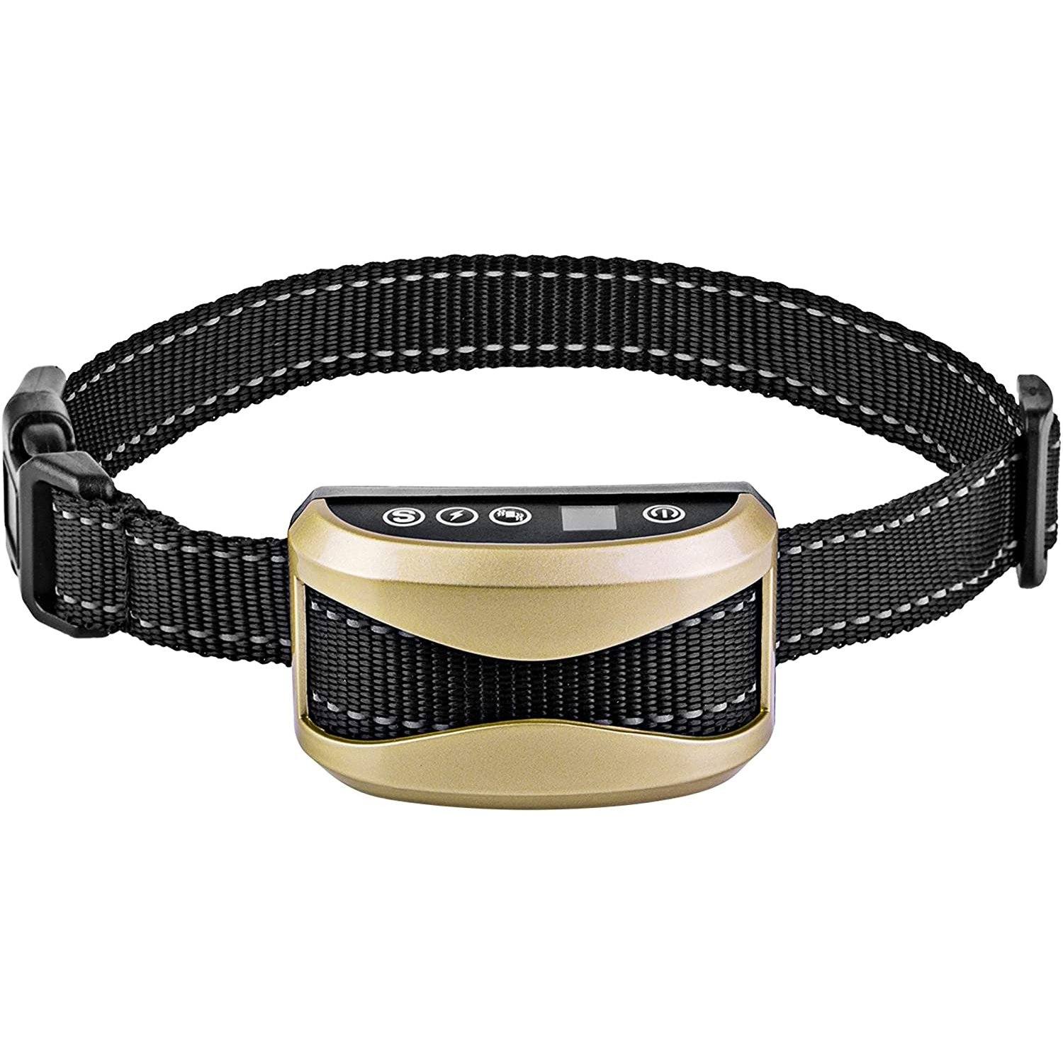 DailySale USB Rechargeable Waterproof Dog Bark Collar with Vibration and Beep