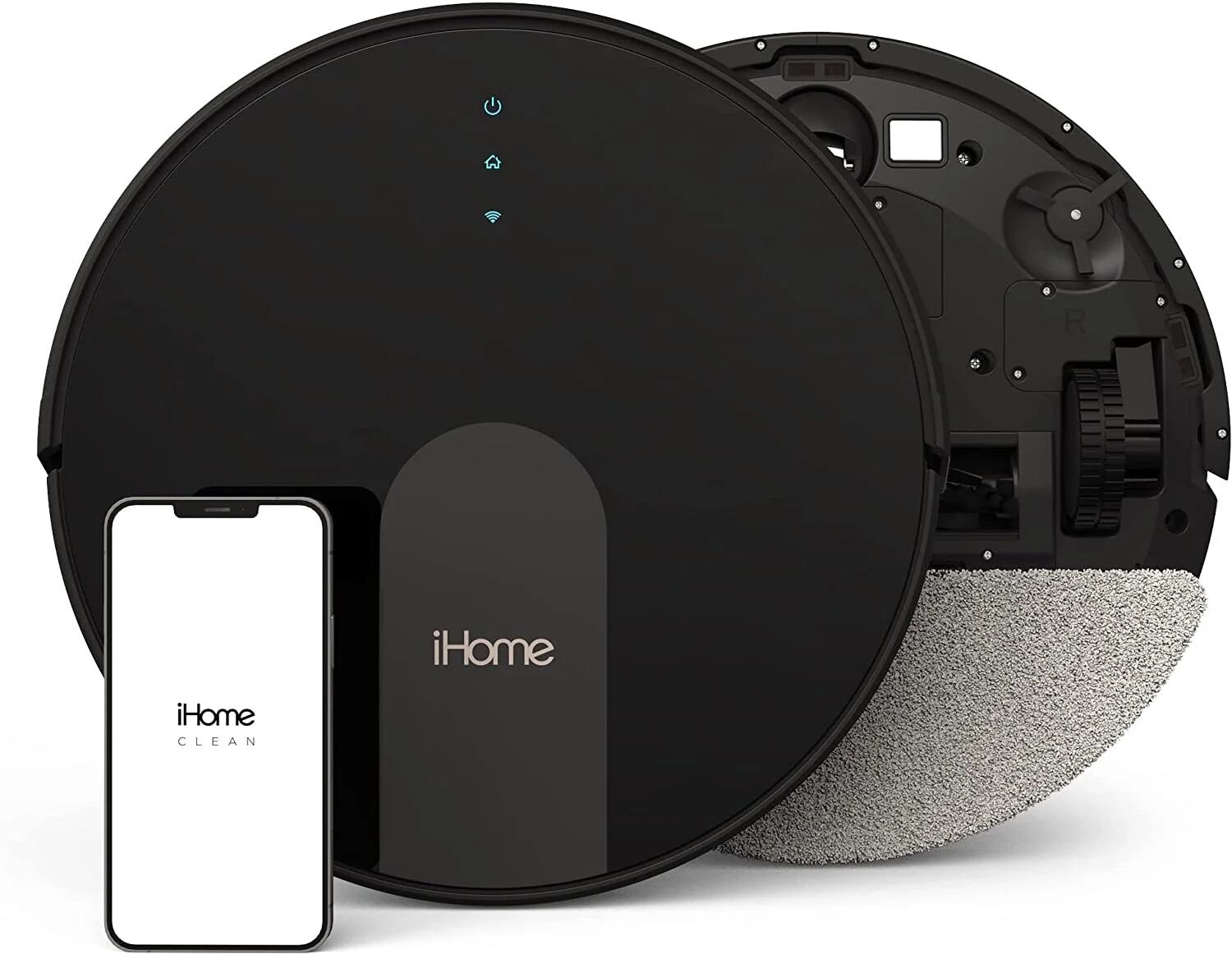 DailySale IHome AutoVac Eclipse G 2-in-1 Robot Vacuum and Mop (Refurbished)