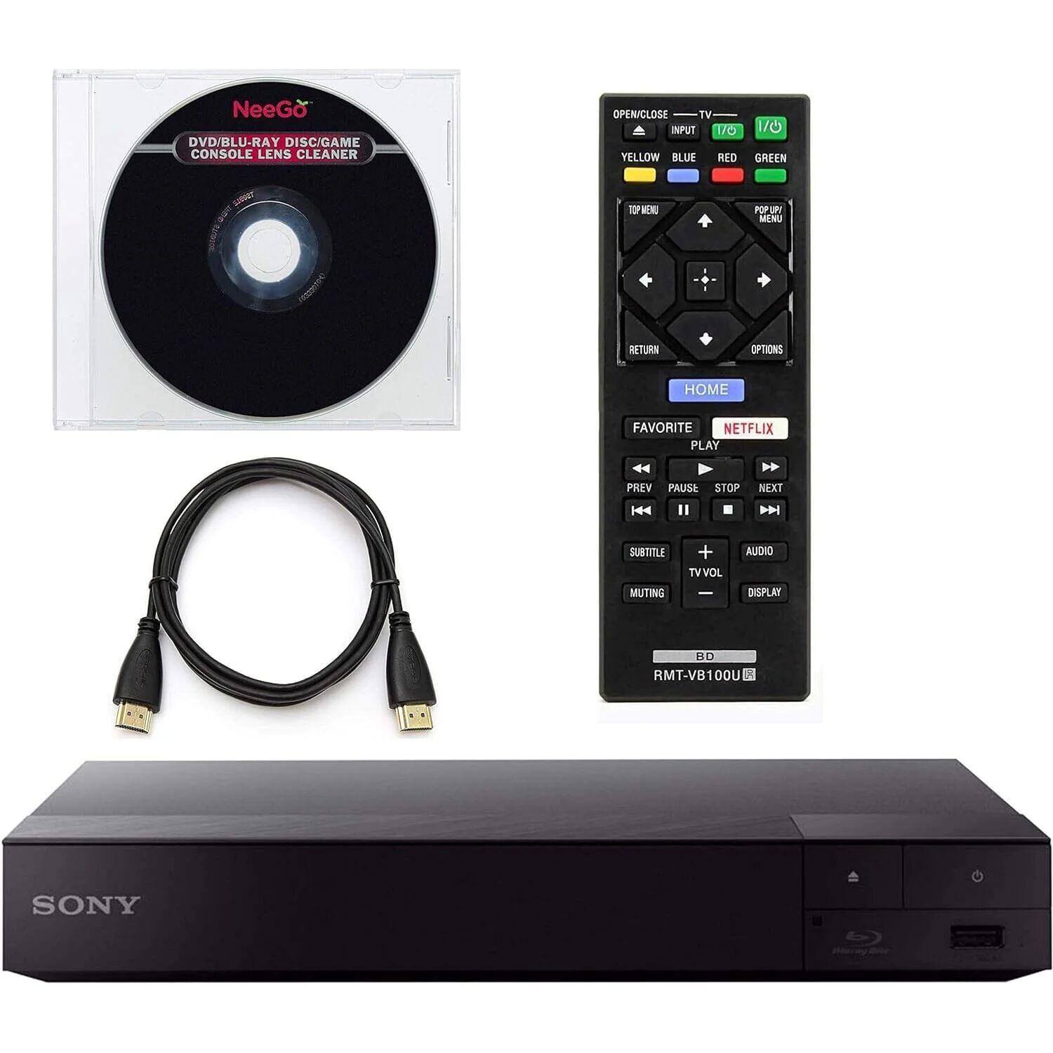 DailySale Sony 4k Blu Ray DVD Player for TV (Refurbished)