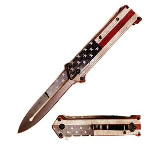 DailySale 4.5 Inch Joker Folder Knife with State Flag Handle